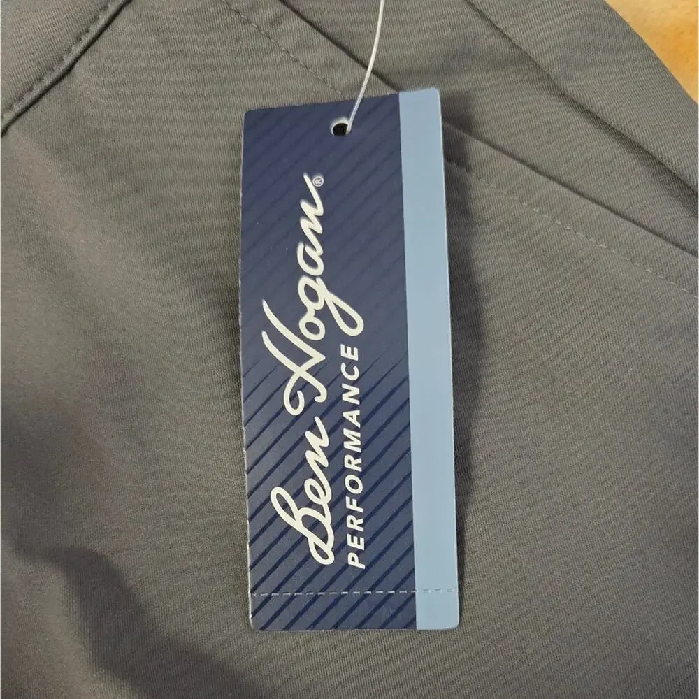 Ben Hogan Performance Boys Size 18 Golf Pants Asphalt Gray Stretch NWT